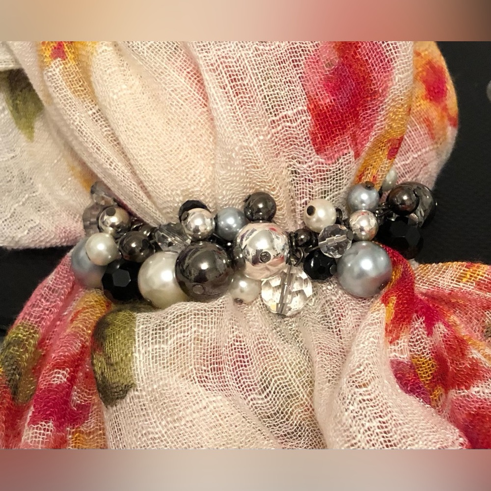 Assorted Beads Stretch Bracelet
